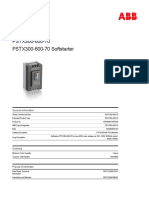 1SFA898114R7000 pstx300 600 70 Softstarter