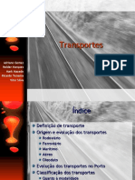 Gestão de Transportes - Especificação e Avaliação Veículos Transportes