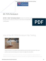 Guidlinesforuse of BS 7976-2 Pendulum Slip Testing