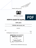 Kenya Gazette Supplement: FT Ceived