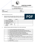 Worksheet 2 Choosing Myself and The Other