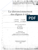 1987 - Le Dimensionnement Des Digues à Talus - EDF
