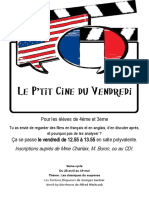 Affiche ciné-club 4e-3e