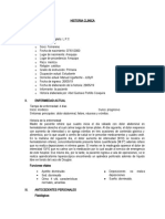 Historia clínica de apendicitis aguda en niña de 9 años