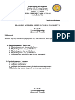 Activity Sheets PE Gr. 2 Q2W1&2