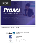 Prosci PCT Assessment Template | PDF | Change Management | Project ...