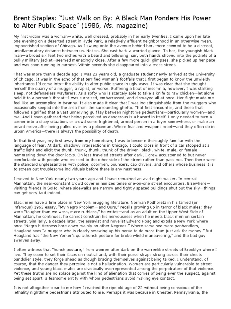 Brent Staples | PDF