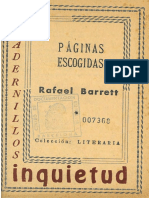 Barrett, Rafael - Páginas Escogidas (Inquietud)