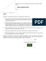 Format Surat Pernyataan CPNS Riau