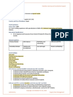 Linguist Name/Initials: Role of The Linguist: Language Expertise - Native: - Fluent: Country and City of Residence: Work Experience Active Years