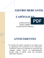 EL REGISTRO MERCANTIL Sandra