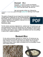 Basmati Rice Nutrition Facts