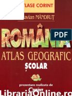 Romania Atlas Geografic Scolar Octavian Mandrut