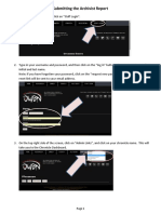 Archivist Report Instructions - 0