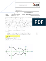 Examen Parcial 4 - Diseño Mecánico LL