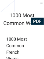 1000 Most Common French Words _ 1000 Most Common Words