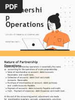 Partners Hi P Operations: Lesson 4 of Financial Accounting and