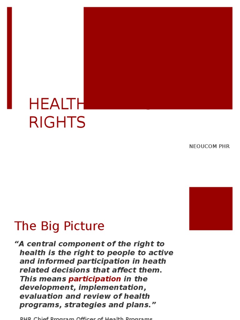 Health Rights and Student Impact | PDF | Health Care | Curriculum