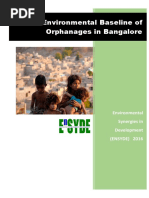 Environmental Baseline of Orphanages in Bangalore