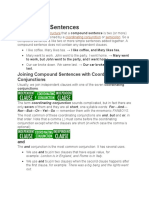 Joining Compound Sentences With Coordinating Conjunctions