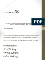 Writing: in Theory, There Is No Difference Between Theory and Practice. in Practice There Is. (Yogi Berra)