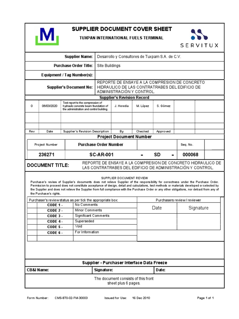 Concrete Compression Test Report | PDF | Information Science | Computing