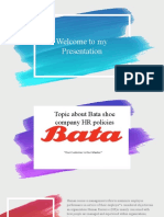 Bata shoe company HR policies presentation