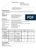 Operation and Maintenance With 4 Years of Experience