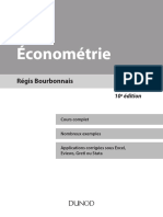 Sommaire Econometrie