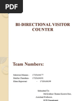 Bi-Directional Visitor Counter