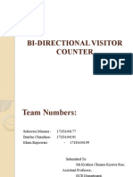 Bi-Directional Visitor Counter