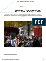 Opinión - Sobre La Libertad de Expresión - El Salto - Edición General