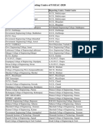 Name of The College Reporting Centre / Nodal Centre