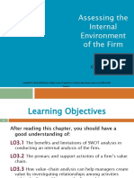 Assessing The Internal Environment of The Firm: Education