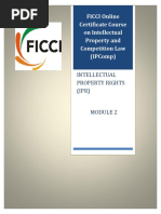 Module 2 Course Matterial Ipcomp Intellectual Property Rights (Ipr)