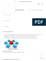 Project Integration Management: Justacademy