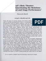 Artaud's Holy Theater - A Case For Questioning The Relations Between Ritual and Stage Performance PDF