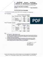 Fee structure for UG programme 2020-21.