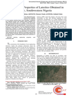 Engineering Properties of Laterites Obtained in Ede, Southwestern Nigeria