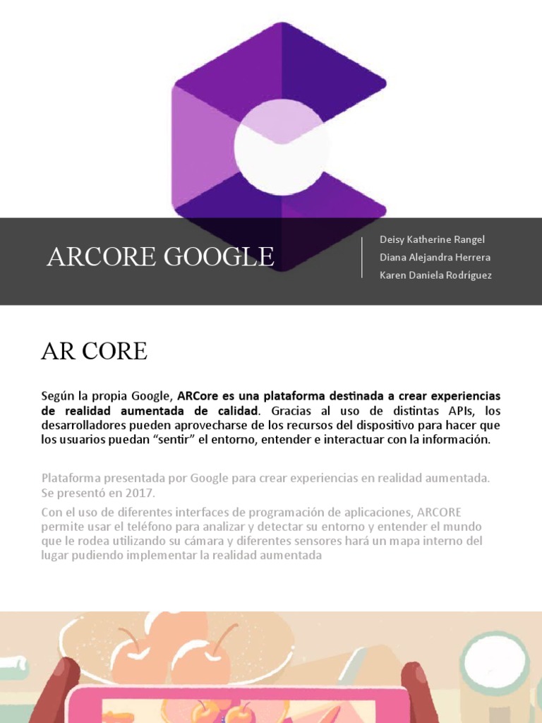 Arcore Google | PDF | Realidad aumentada | Informática