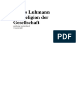 DIE RELIGION DER GESELLSCHAFT Niklas Luhmann PDF