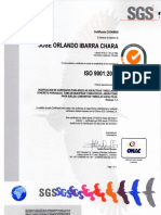 Certificado ISO 9001 para dosificación de agregados y ensayos de laboratorio