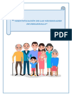 Identificaciòn Necesidades de Desarrollo-Familia