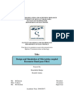 Design and Simulation of Microstrip Coupled