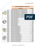 LISTA PVC - Preaislado Aquafusion 2019