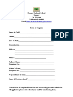 Applications Forms Donard N
