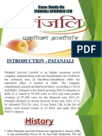 Case Study - Patanjali (PDL, PPT Presentation)