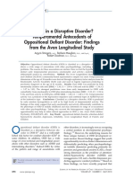 Disruptive Disorder Antecedents of ODD Stringaris 2010 PDF