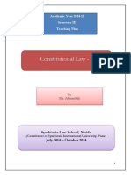 TP - Constitutional Law I - July 2014 - Oct. 2014