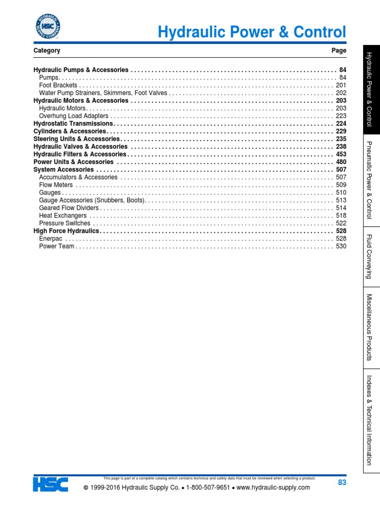 Pumps Motors Cyl Steering | PDF | Continuum Mechanics | Gas Technologies